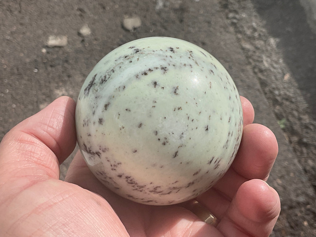 412g Chinese Dendritic Jasper/Siltstone Sphere B