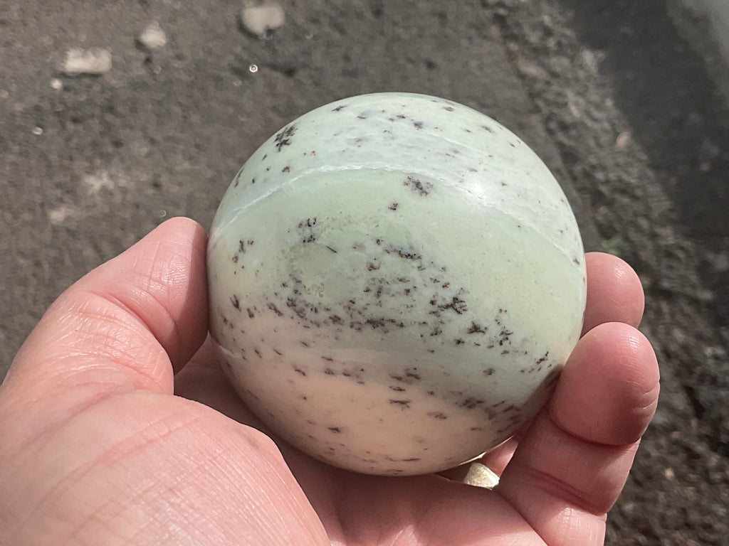 412g Chinese Dendritic Jasper/Siltstone Sphere B