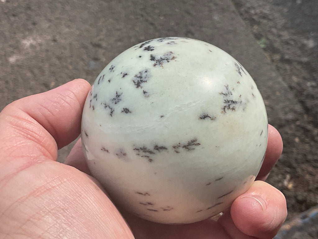 436g Chinese Dendritic Jasper/Siltstone Sphere C