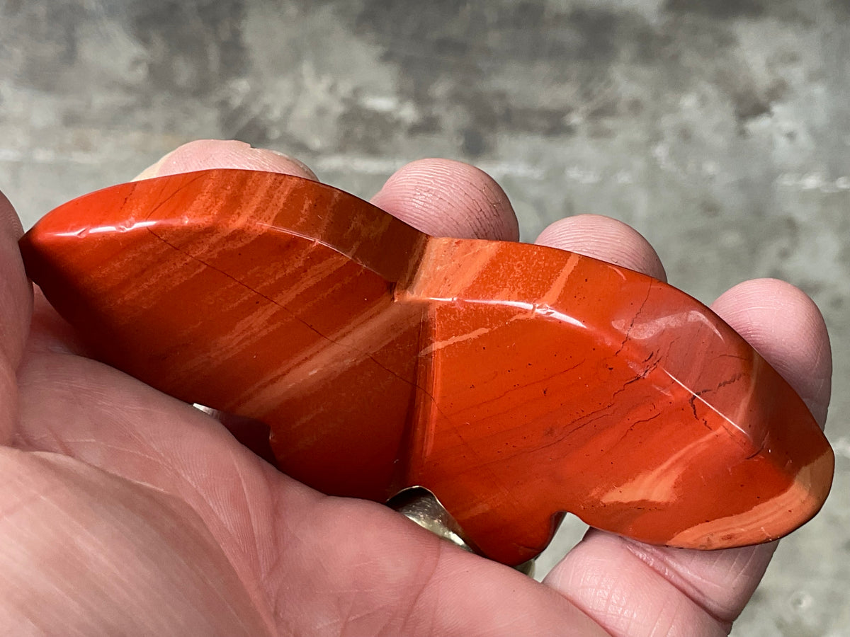 78g Red Jasper Butterfly