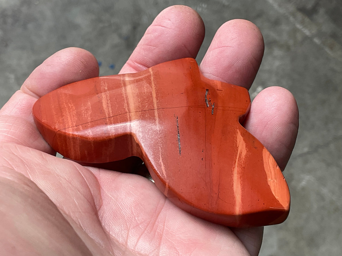 78g Red Jasper Butterfly