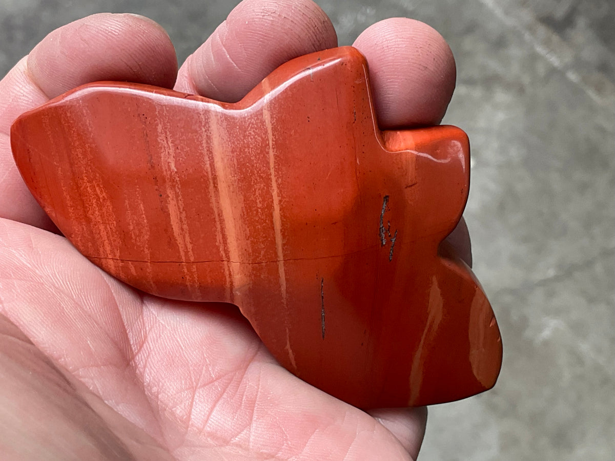 78g Red Jasper Butterfly