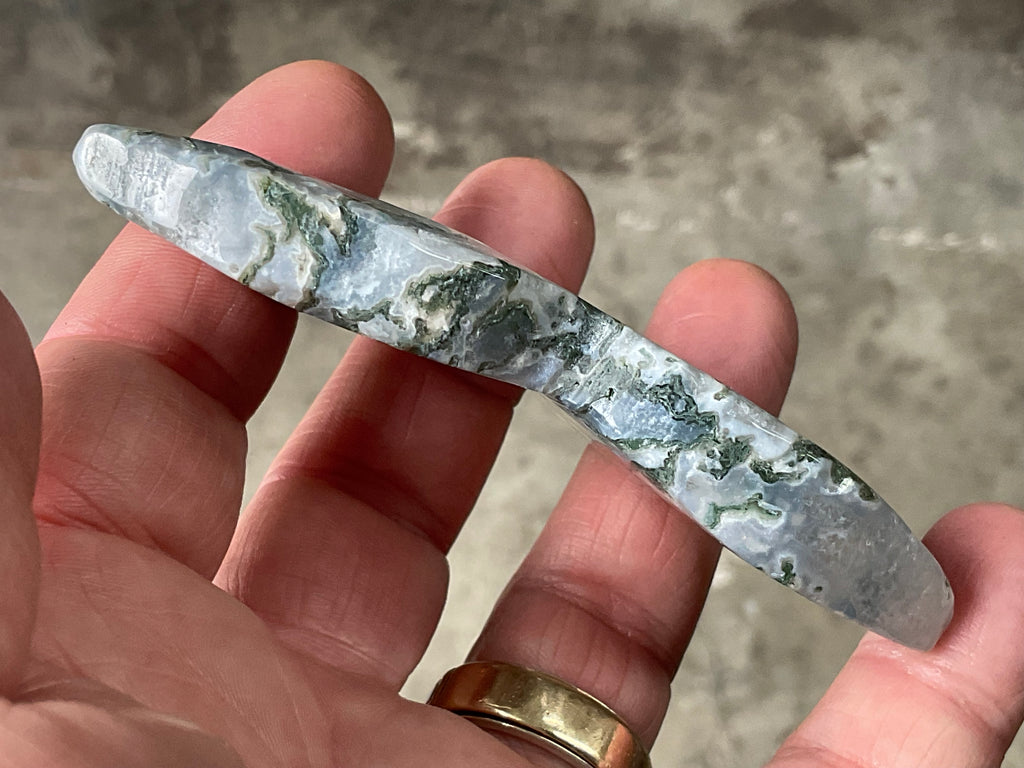 64g Moss Agate Butterfly