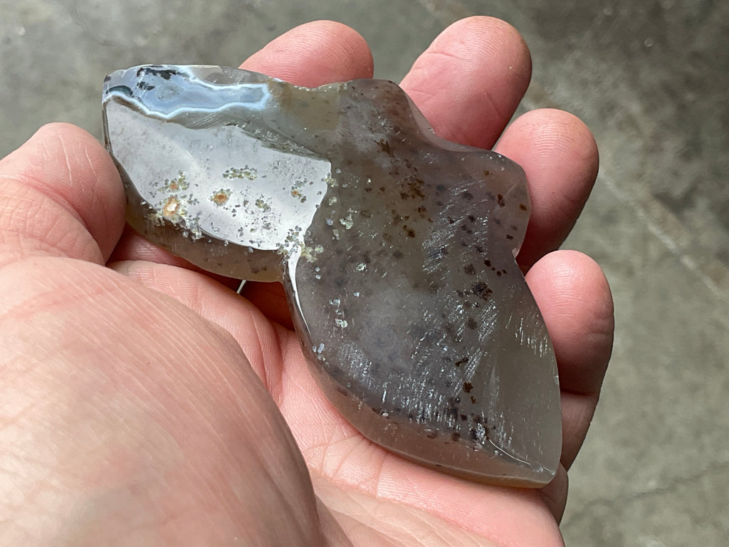 82g Dendritic Agate Butterfly