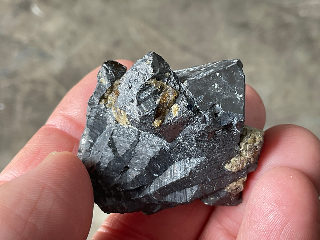 58g Magnetite with Calcite Specimen 1A
