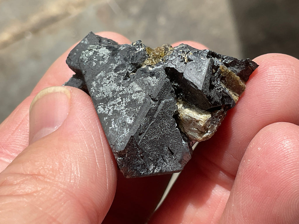 58g Magnetite with Calcite Specimen 1A
