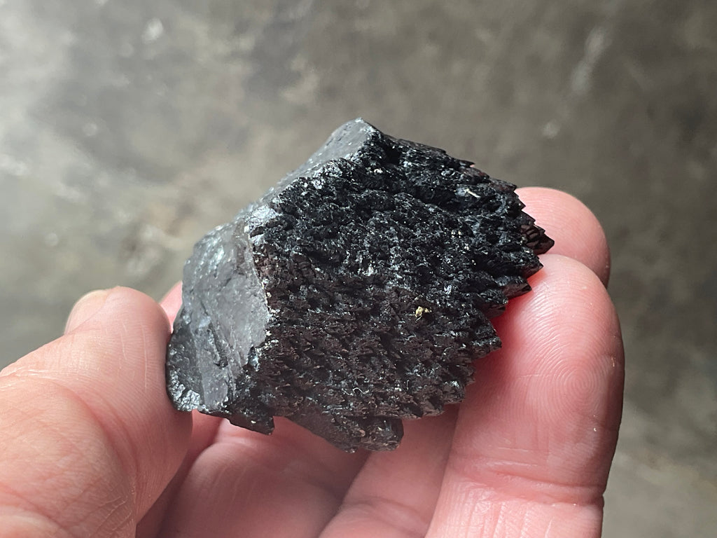 104g Ilvaite Specimen with Clear Quartz and Dolomite