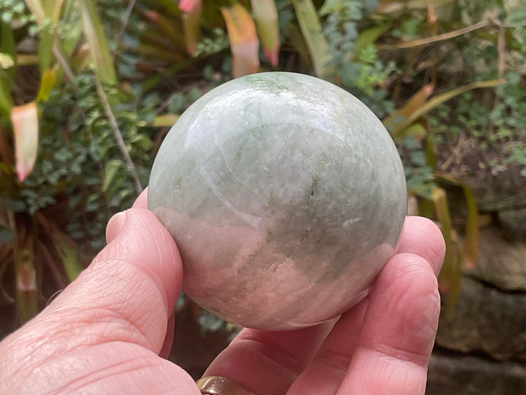 376g Green Jasper Sphere A
