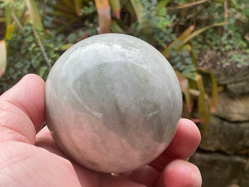 376g Green Jasper Sphere A