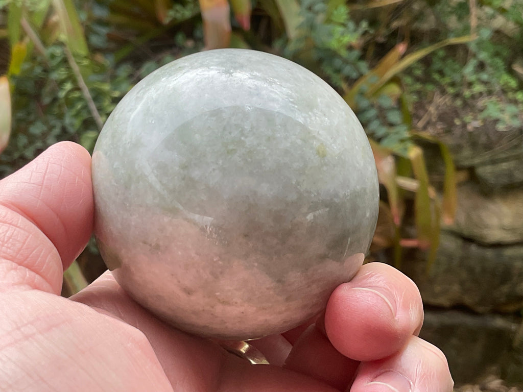 376g Green Jasper Sphere A