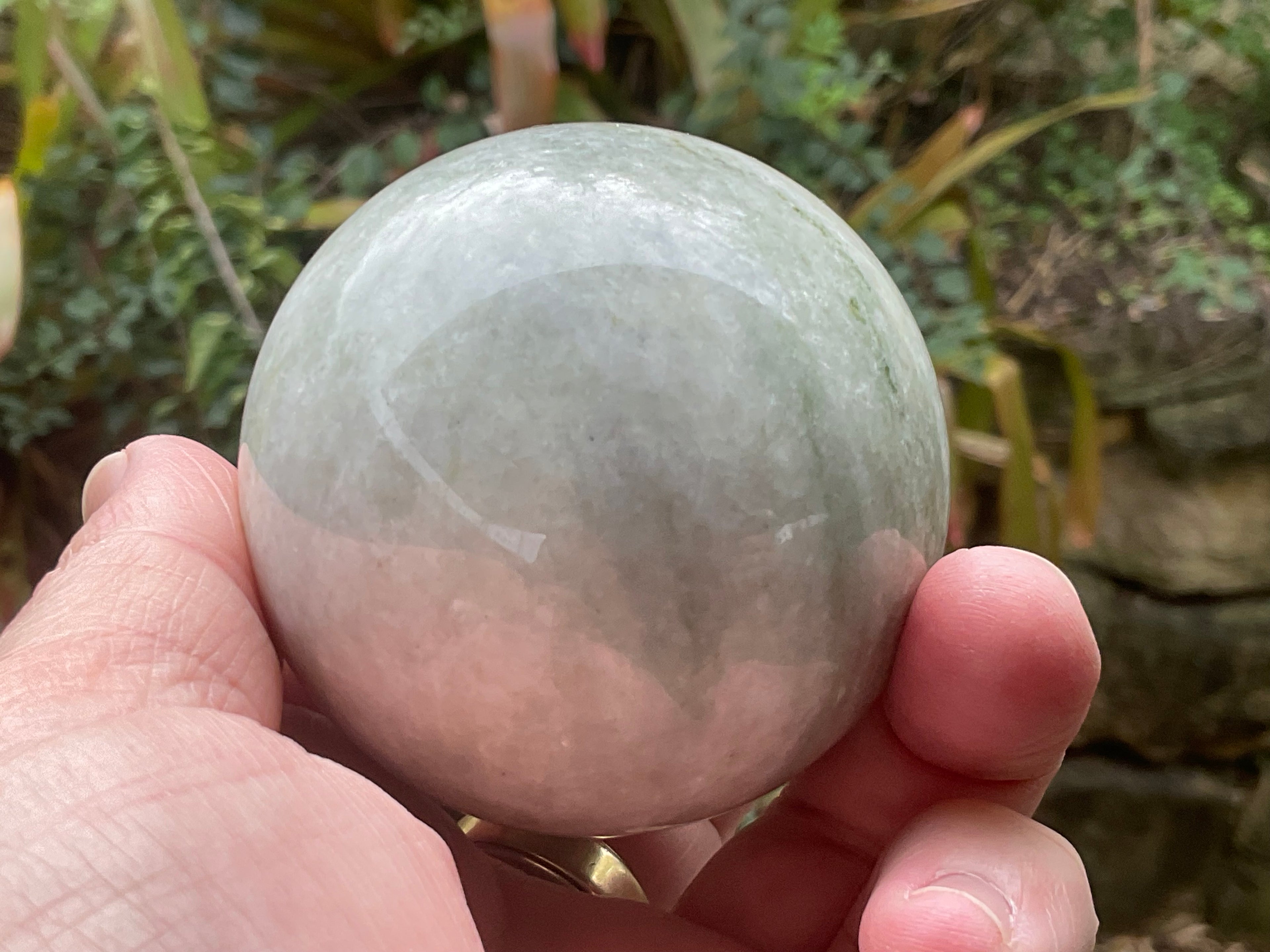 376g Green Jasper Sphere A