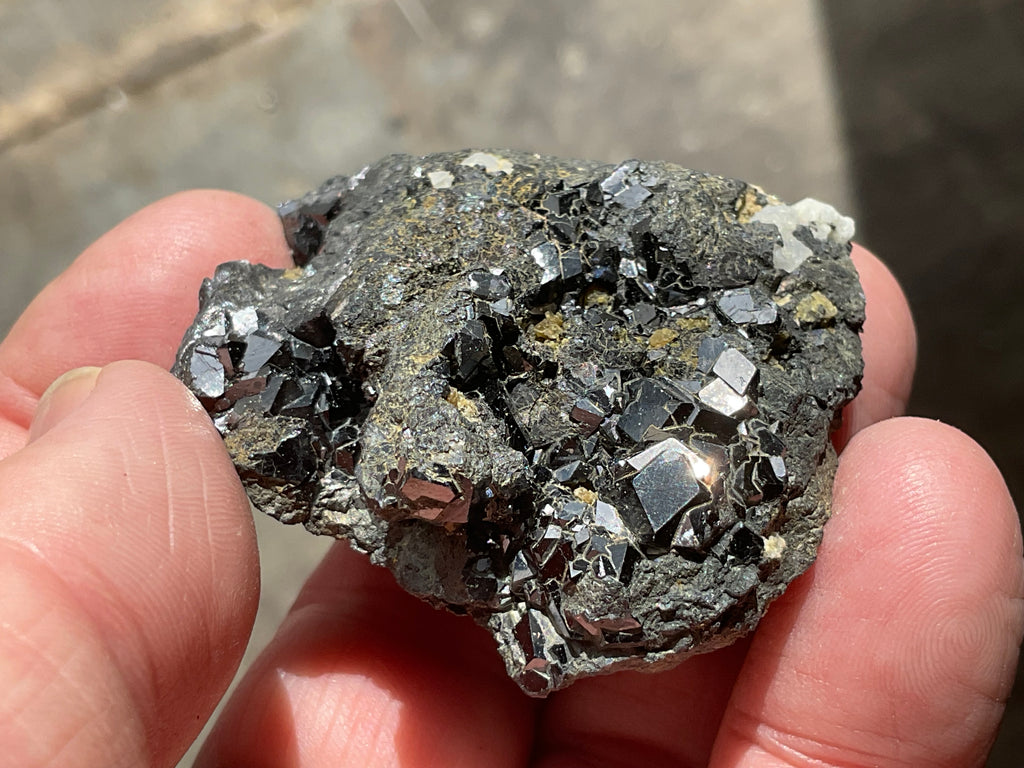 118g Magnetite with Calcite Specimen