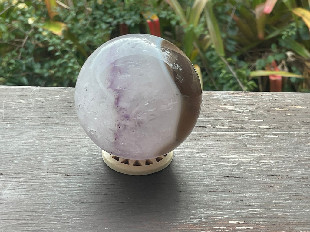 272g Amethyst/Agate Sphere A