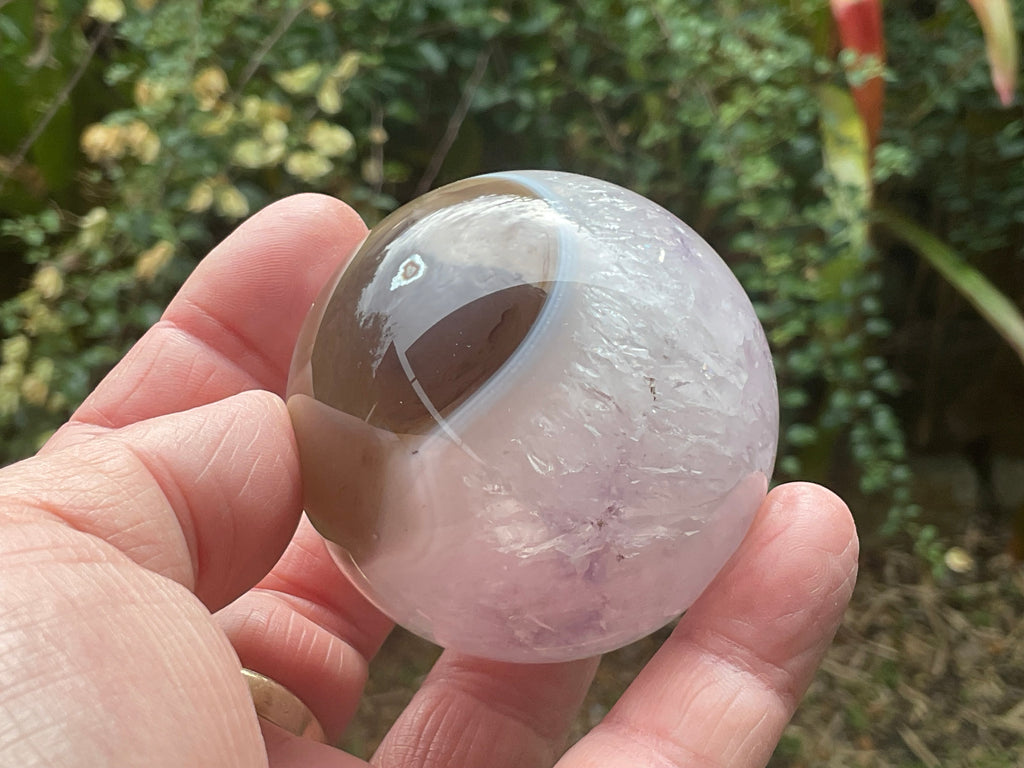 272g Amethyst/Agate Sphere A