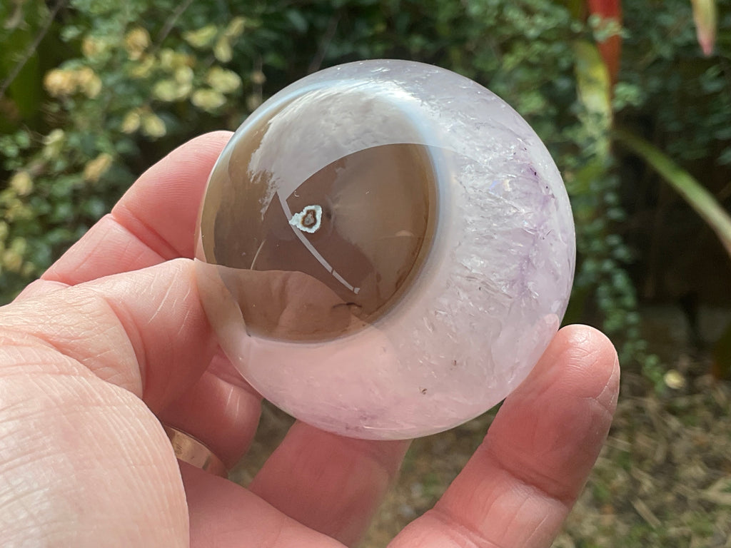 272g Amethyst/Agate Sphere A
