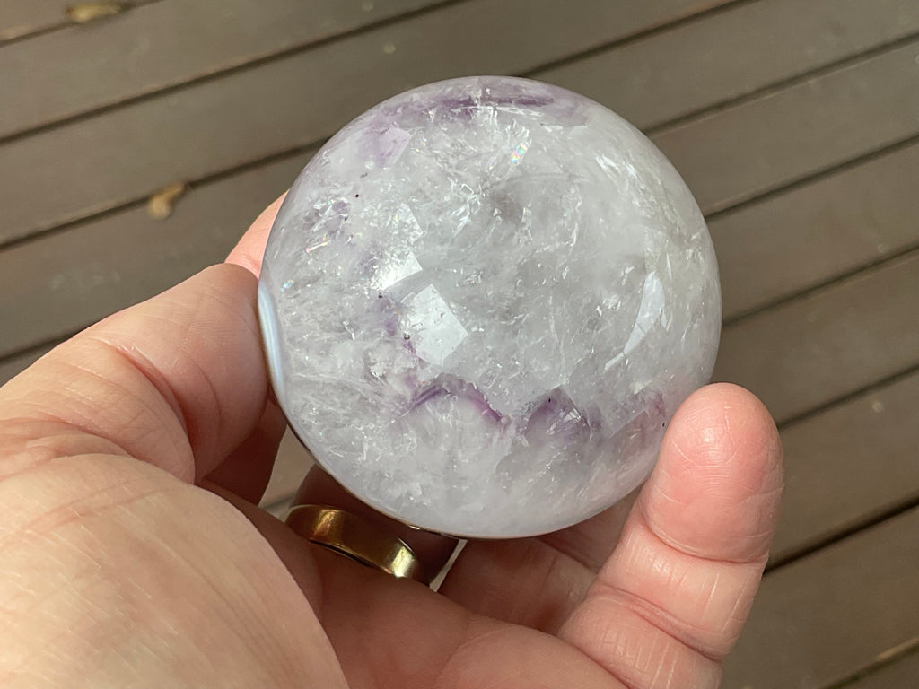 272g Amethyst/Agate Sphere A