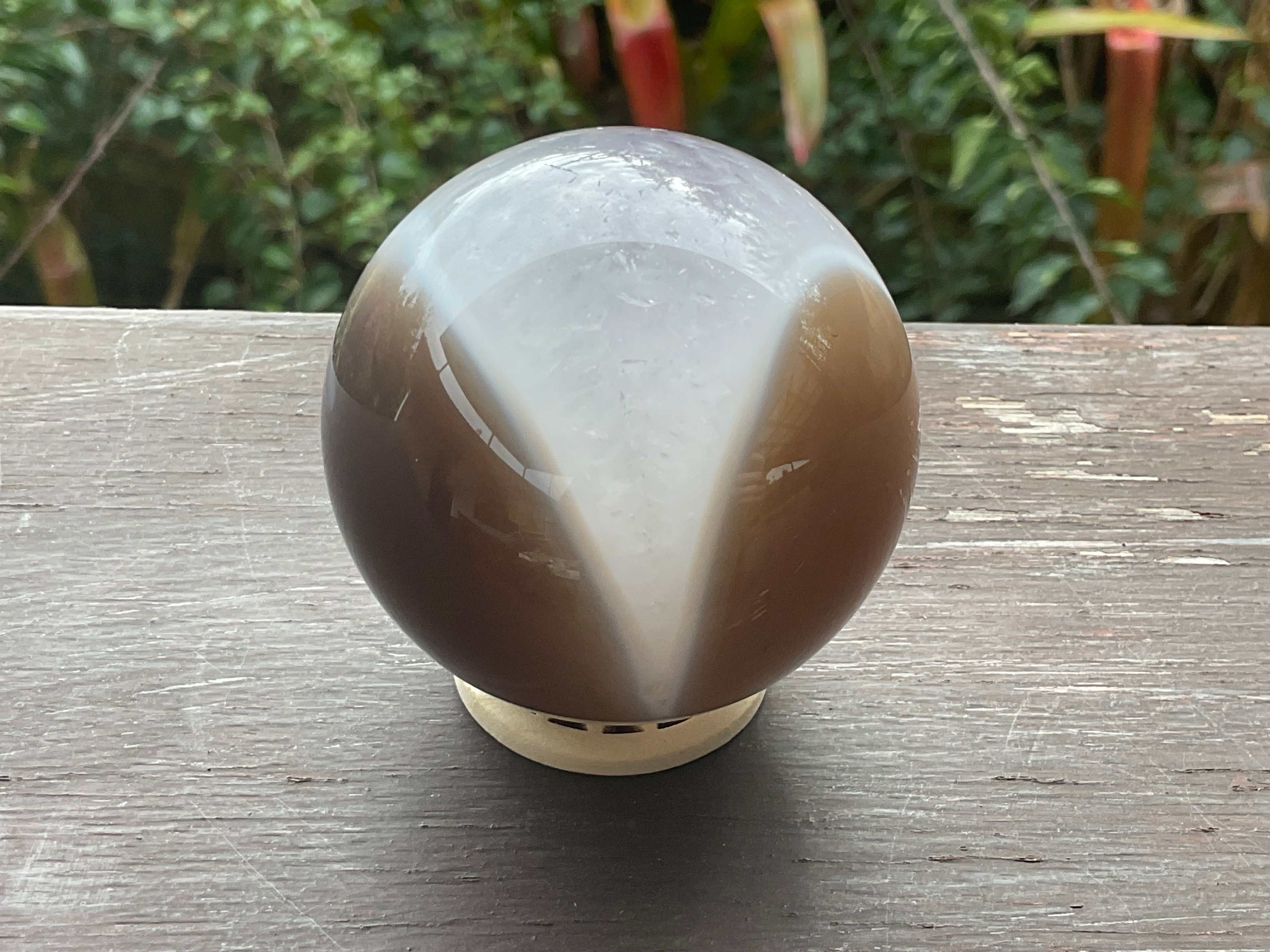 296g Amethyst Agate Sphere B