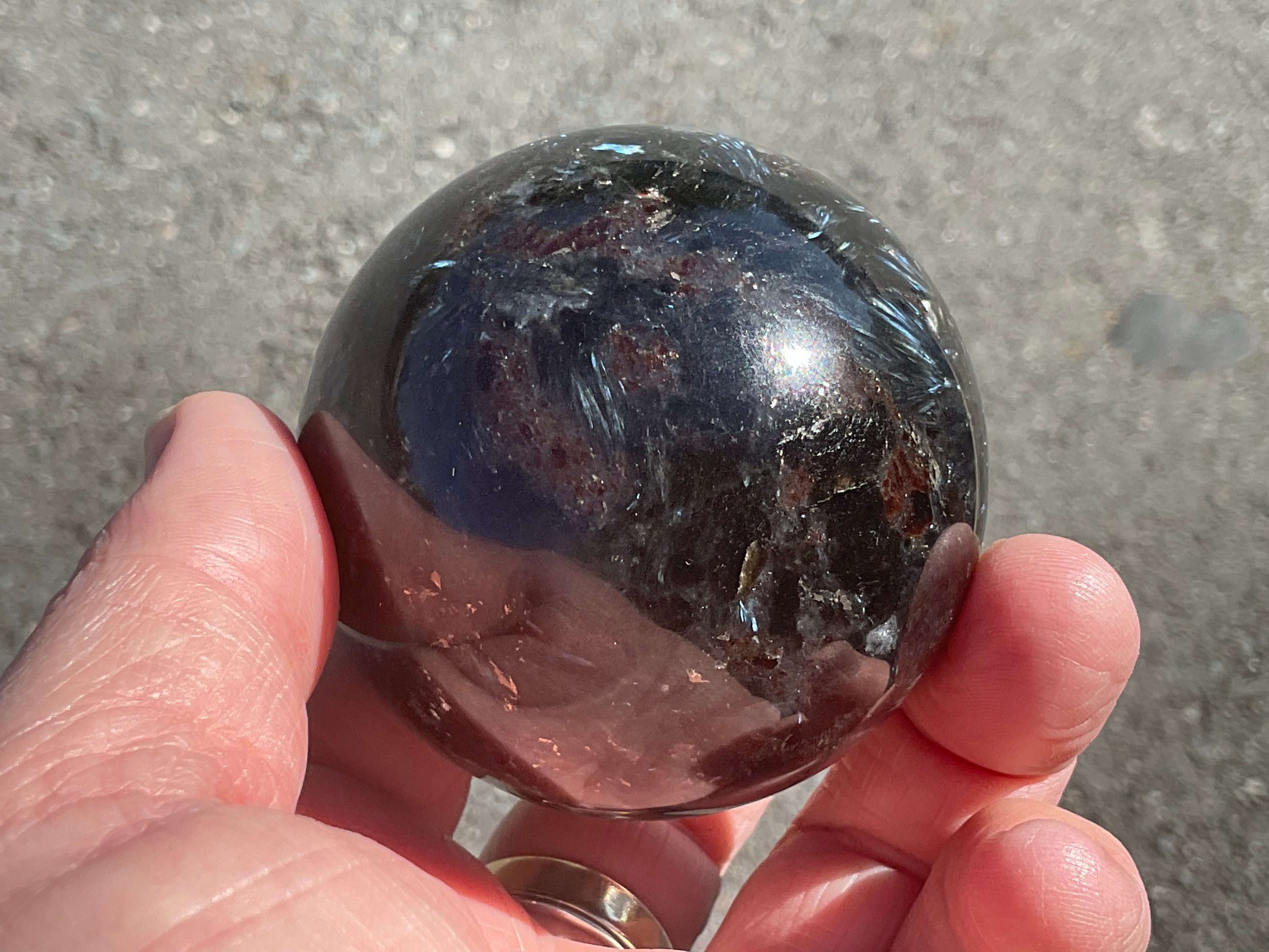 353g Arfvedsonite Sphere