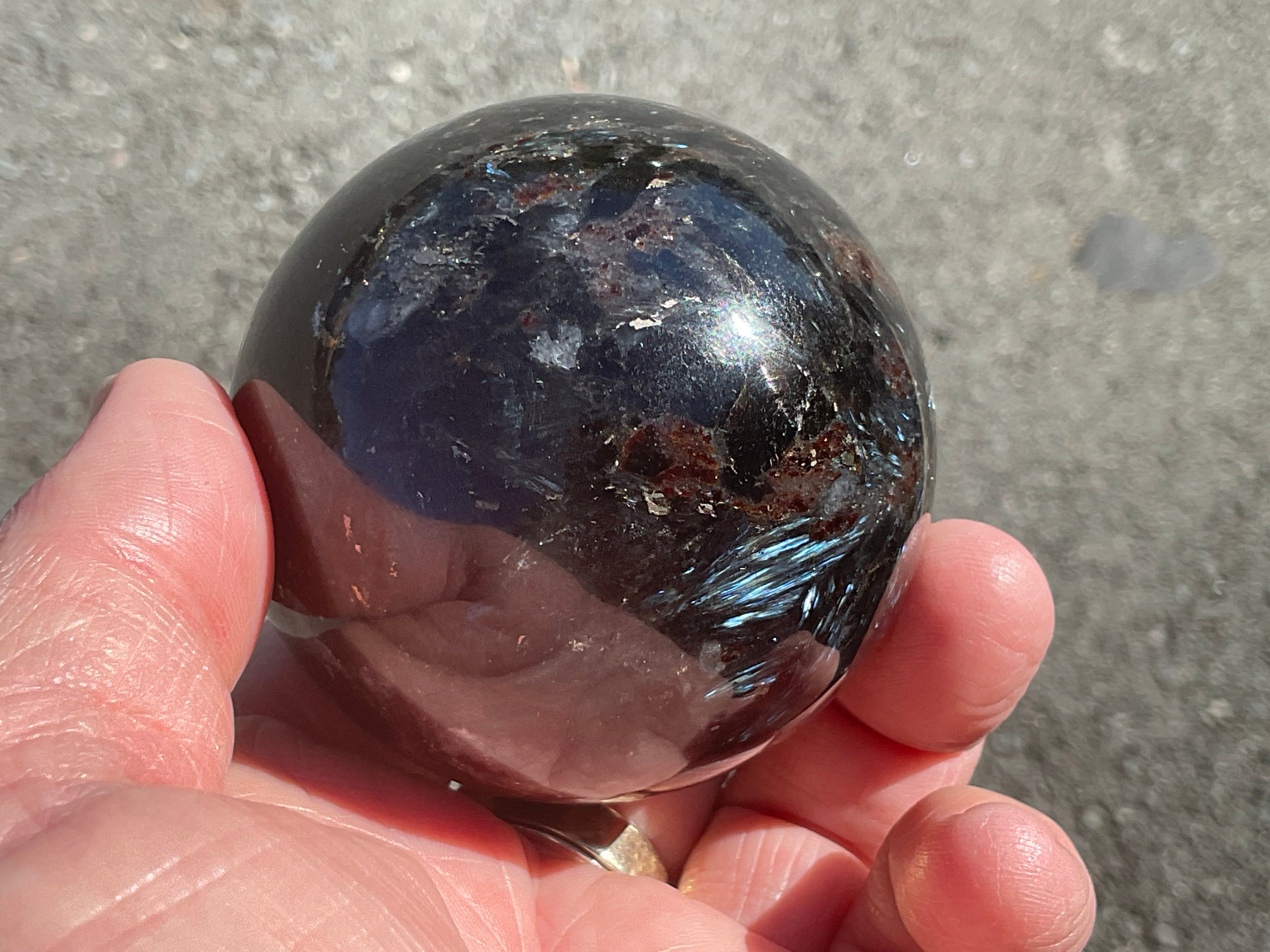 353g Arfvedsonite Sphere