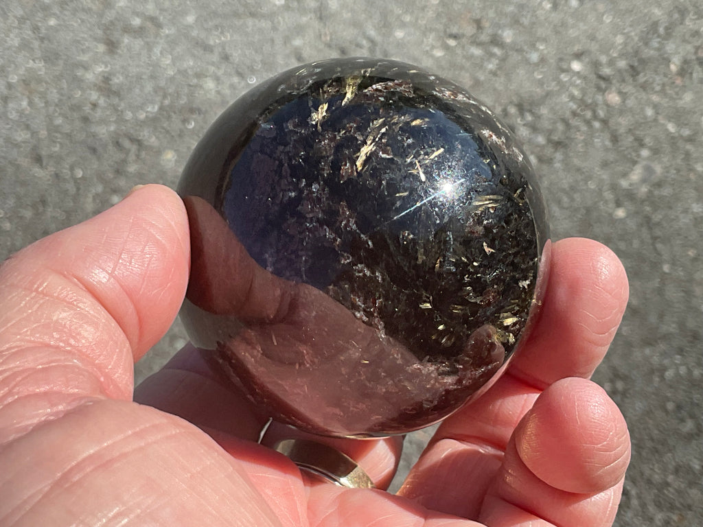 332g Astrophyllite Sphere