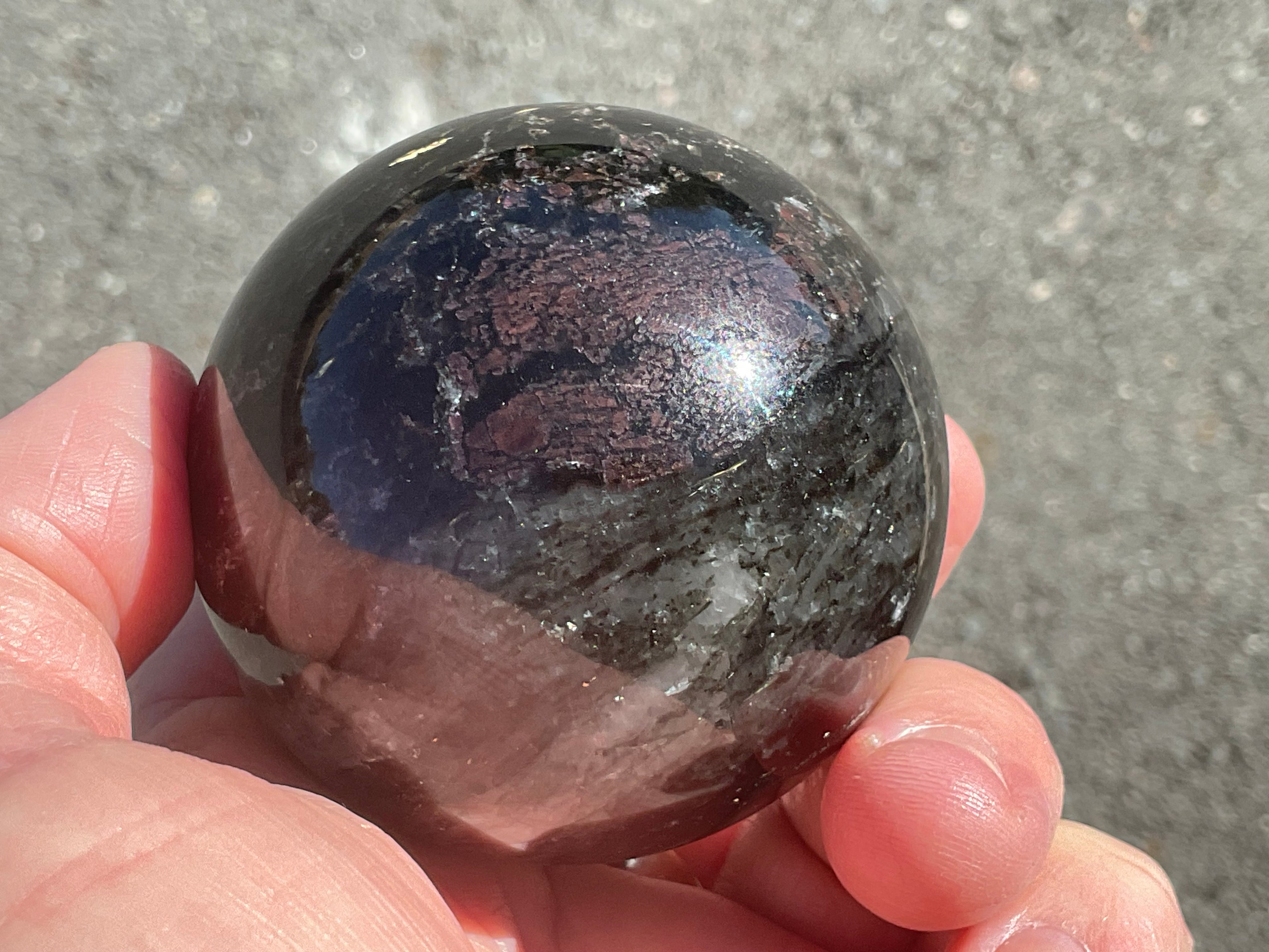 332g Astrophyllite Sphere