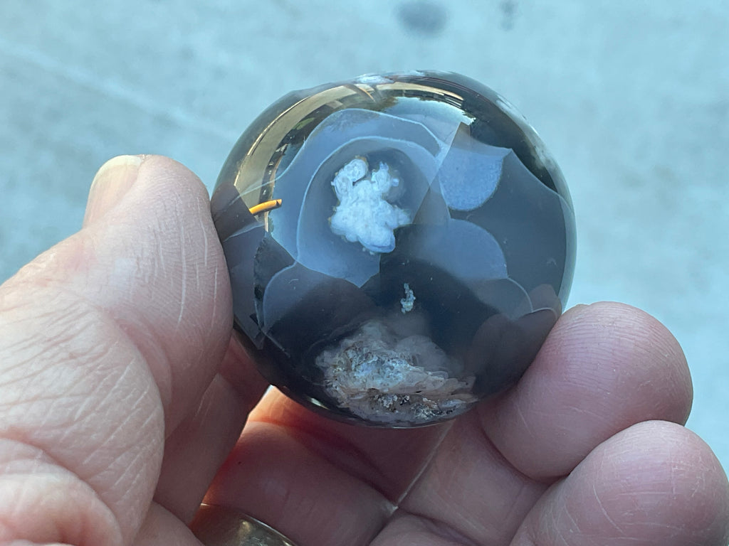 Flower Agate Sphere 1B