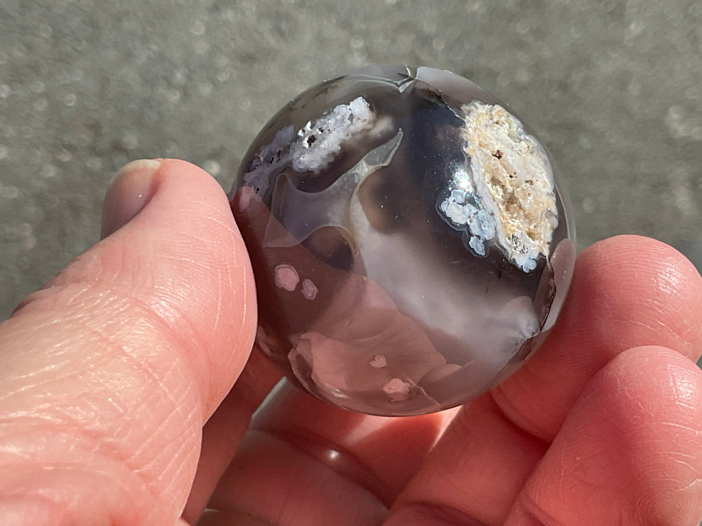 Flower Agate Sphere 1B