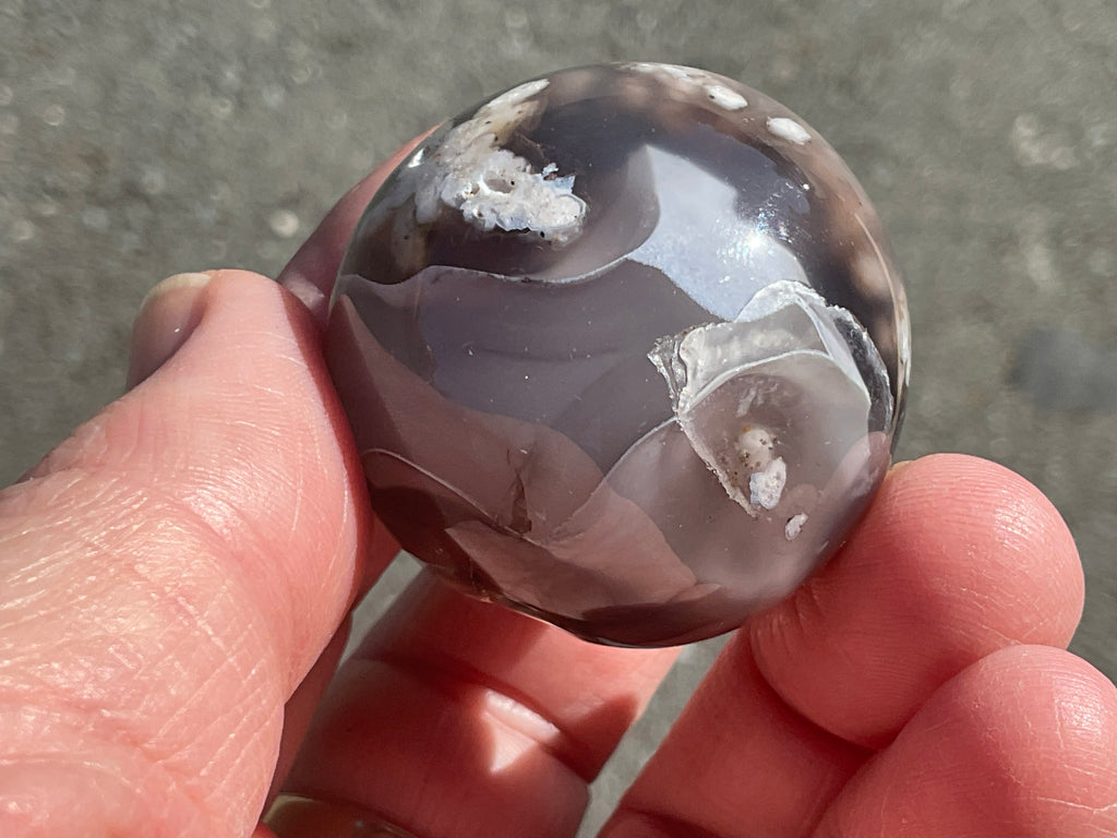 Flower Agate Sphere 1B
