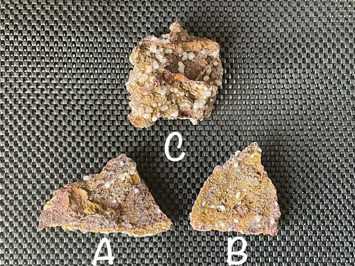 148g Calcite on Goethite Specimen A from Hubei, China