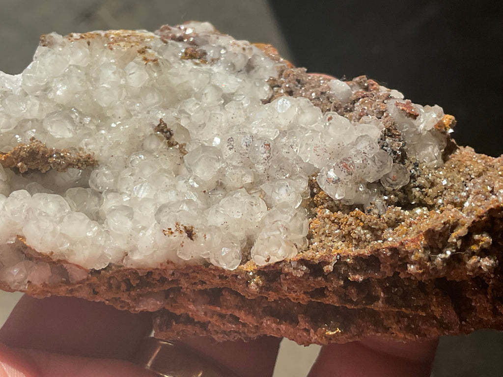 148g Calcite on Goethite Specimen A from Hubei, China