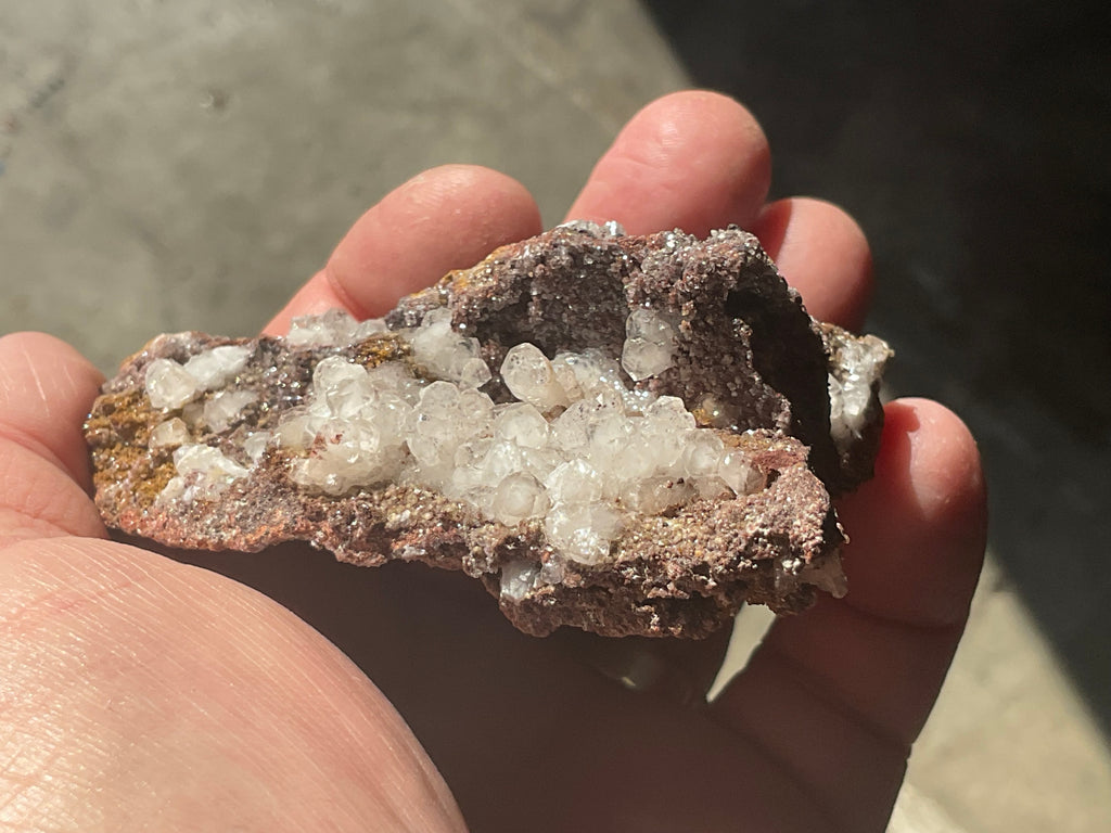 116g Calcite on Goethite Specimen B from Hubei, China