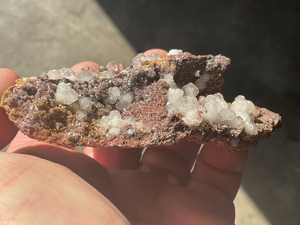 116g Calcite on Goethite Specimen B from Hubei, China
