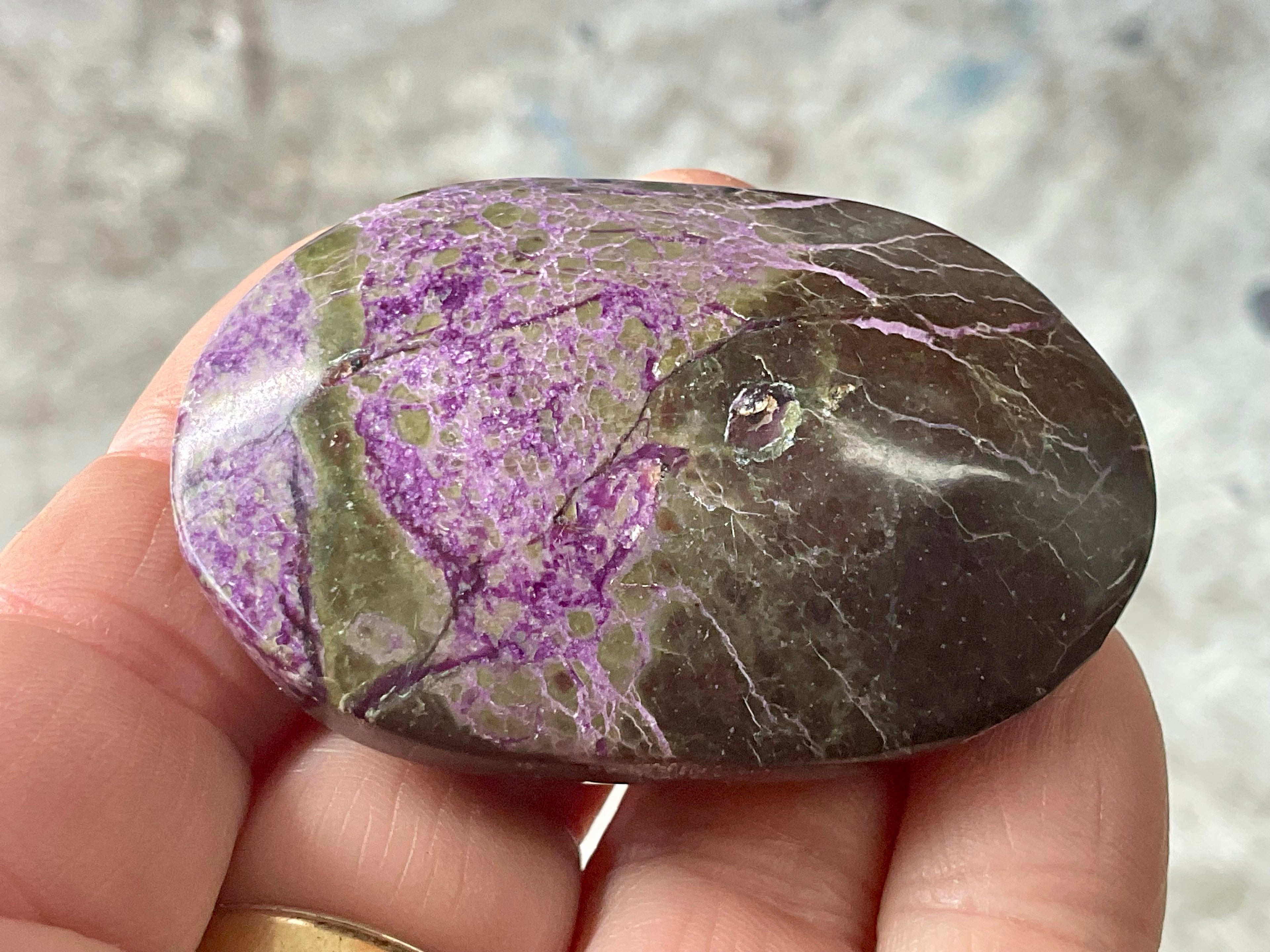 58g Atlantisite Palmstone 8C