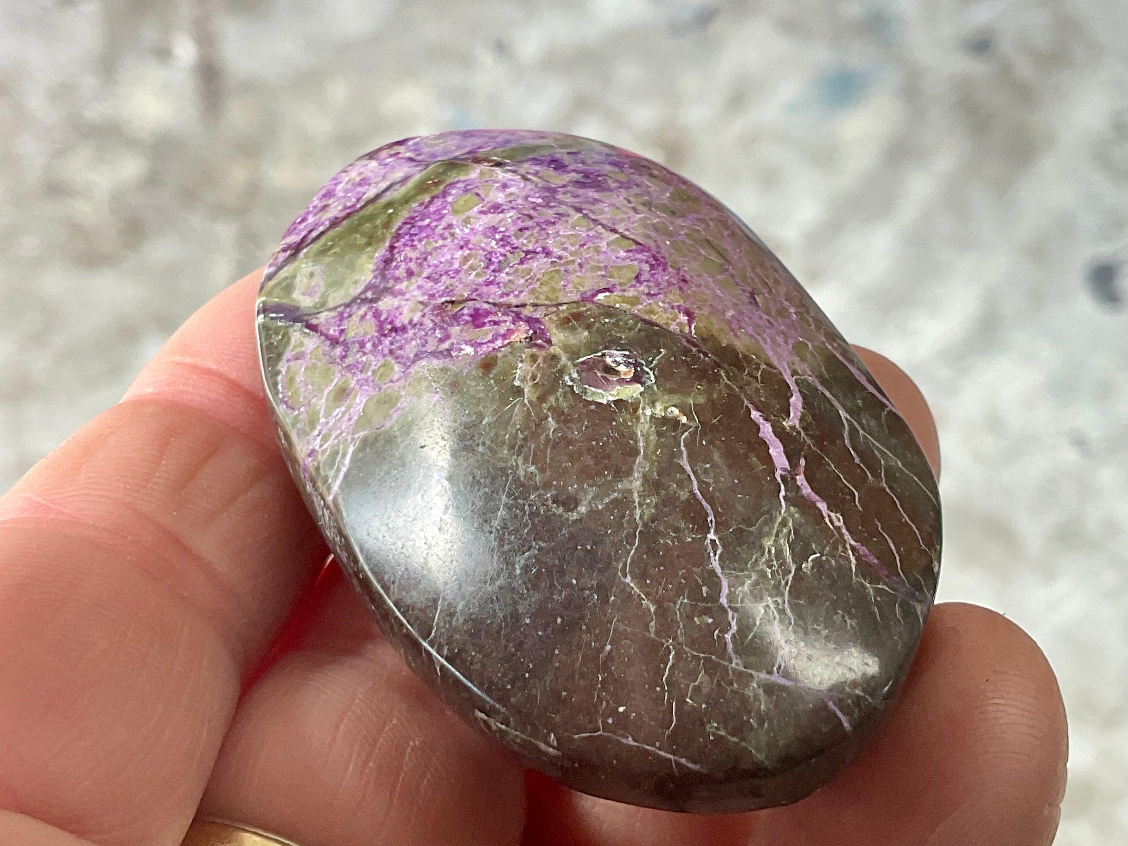 58g Atlantisite Palmstone 8C