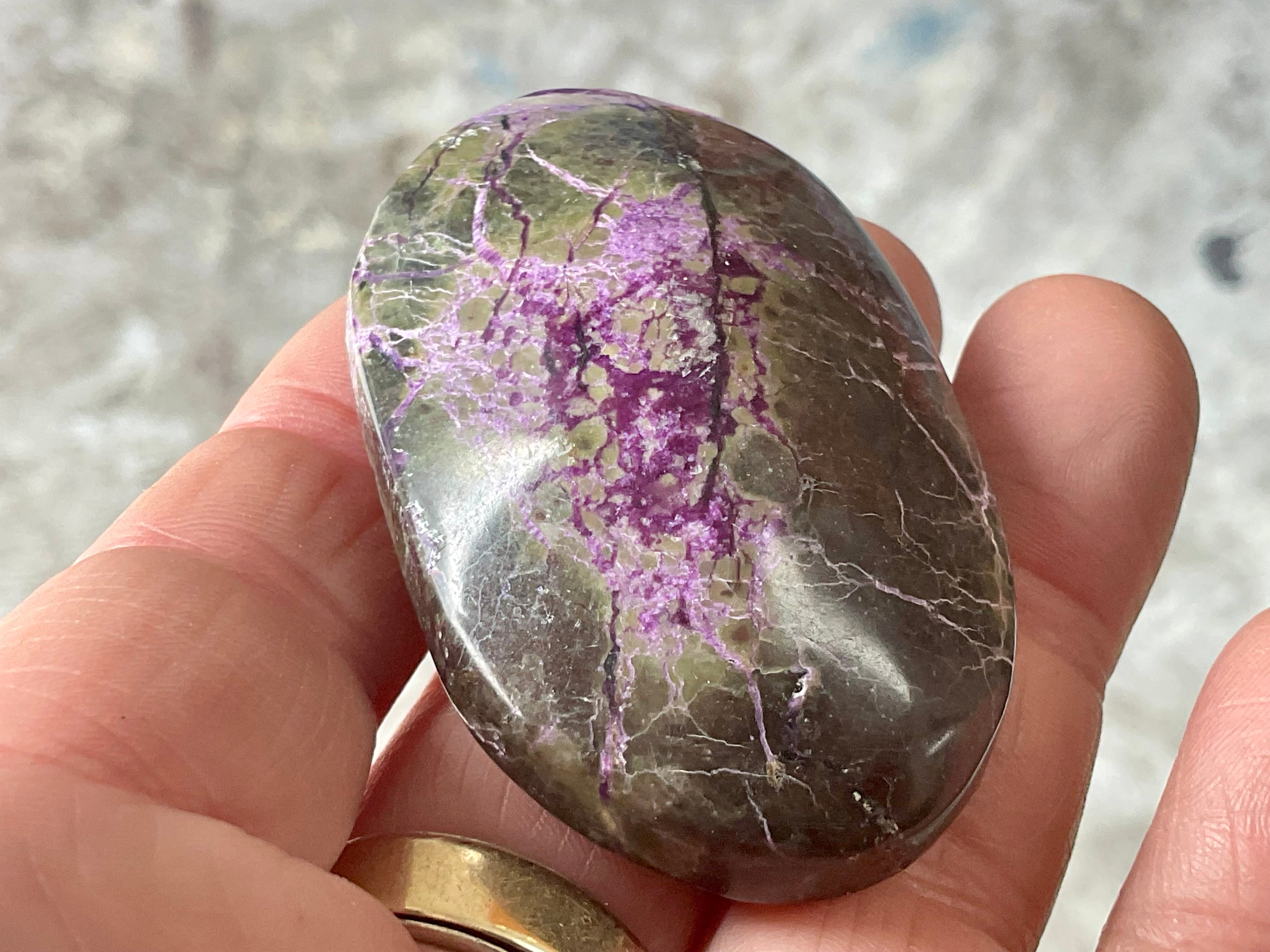 58g Atlantisite Palmstone 8C