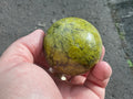 164g Green Common Opal Sphere 2B (Imperfect)