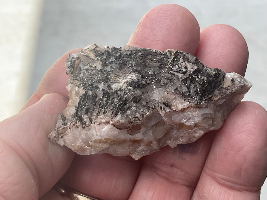 26g Pyrite on Calcite Specimen from Broken Hill, Australia