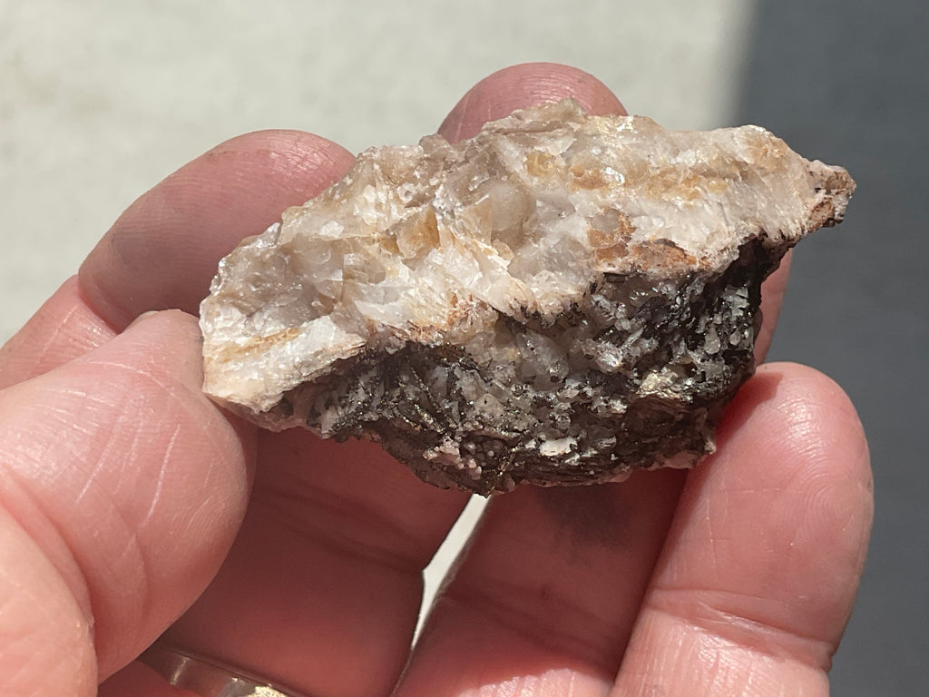 26g Pyrite on Calcite Specimen from Broken Hill, Australia