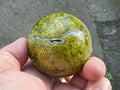 216g Green Common Opal Sphere 3A (Imperfect)