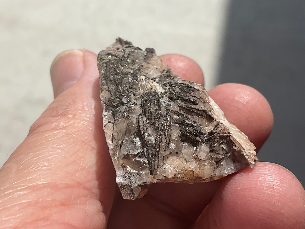 26g Pyrite on Calcite Specimen from Broken Hill, Australia