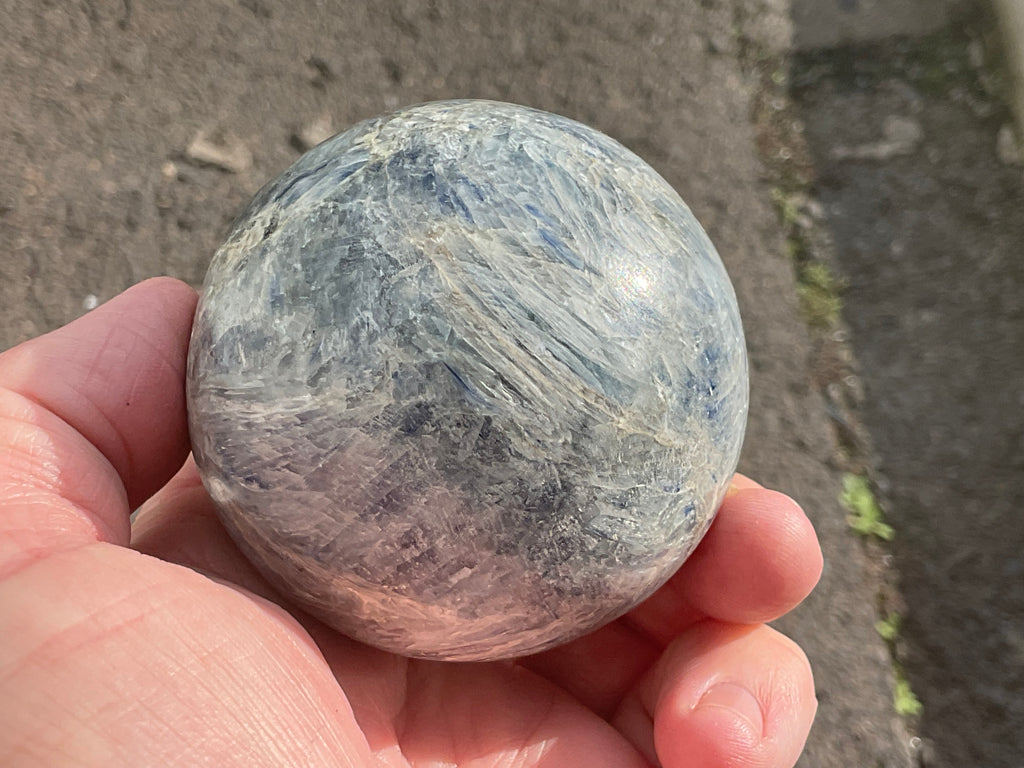 467g Blue Kyanite Sphere 2B