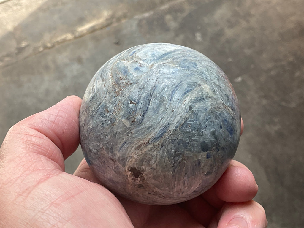 500g Blue Kyanite Sphere 2C