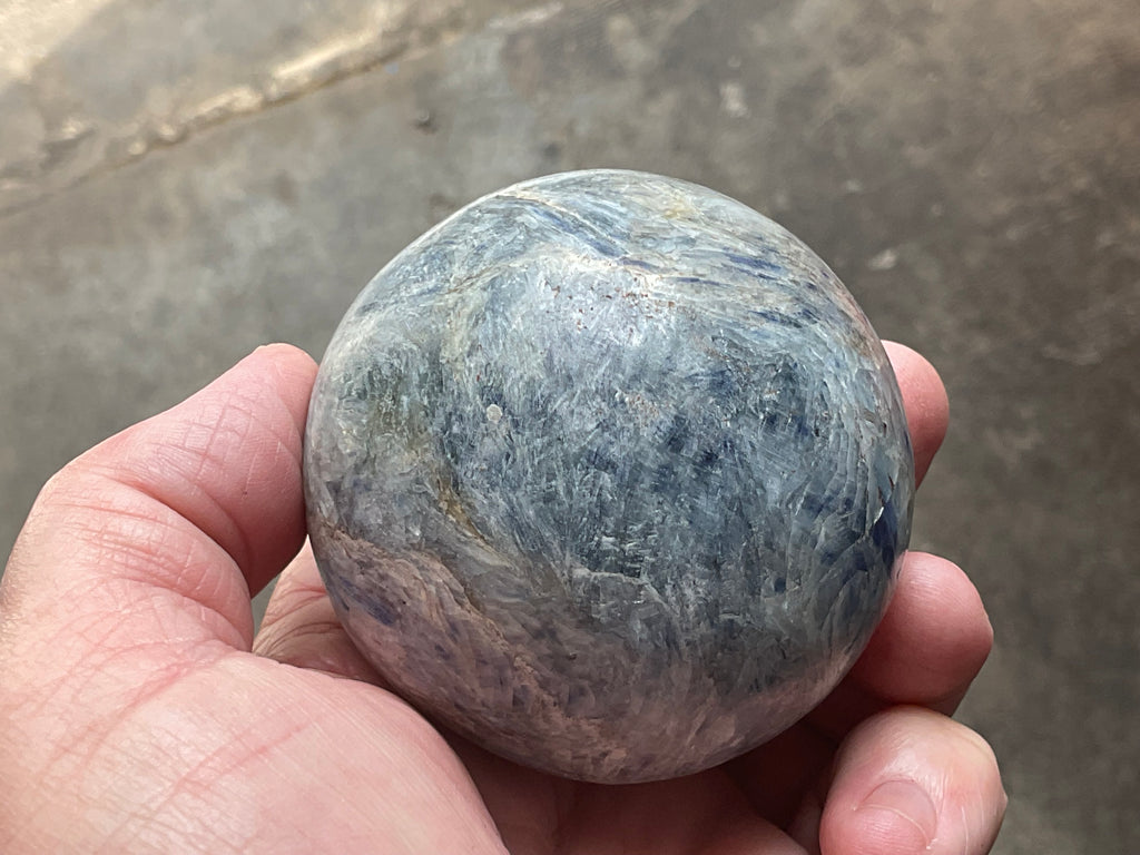 500g Blue Kyanite Sphere 2C