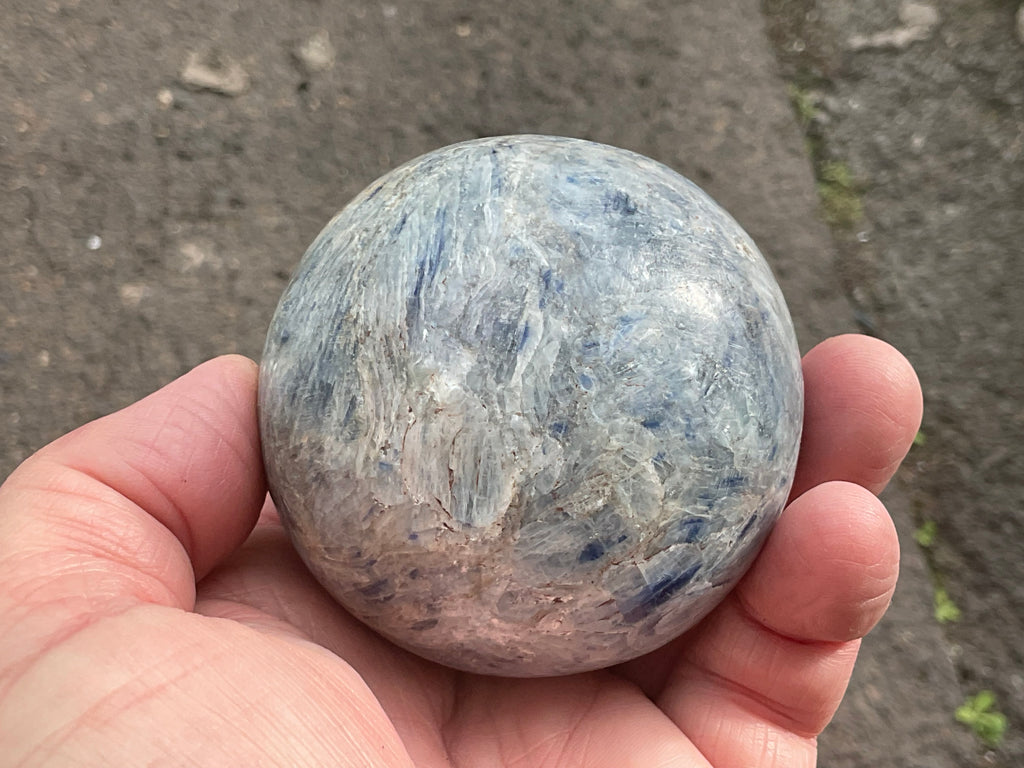 500g Blue Kyanite Sphere 2C