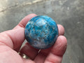 110g Blue Apatite Sphere 7B