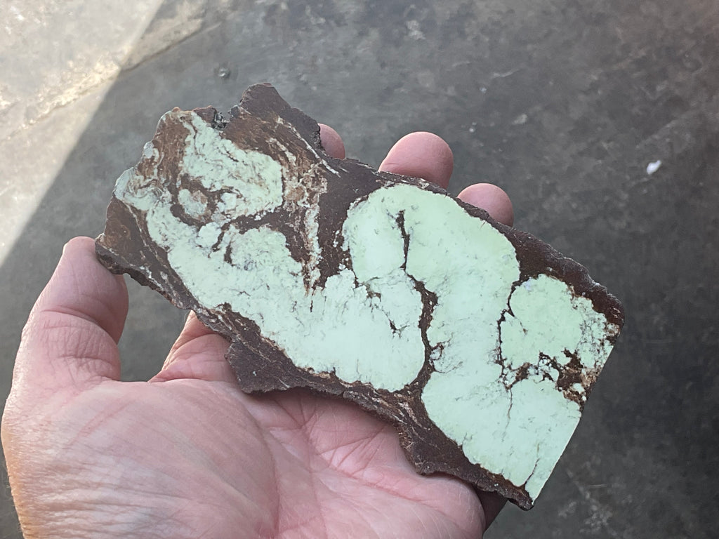 88g Lemon Chrysoprase Polished Slab A