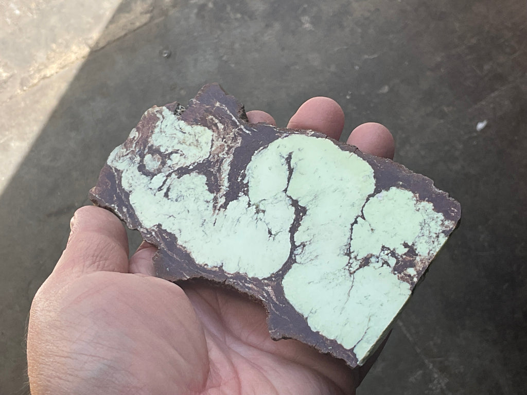 88g Lemon Chrysoprase Polished Slab A
