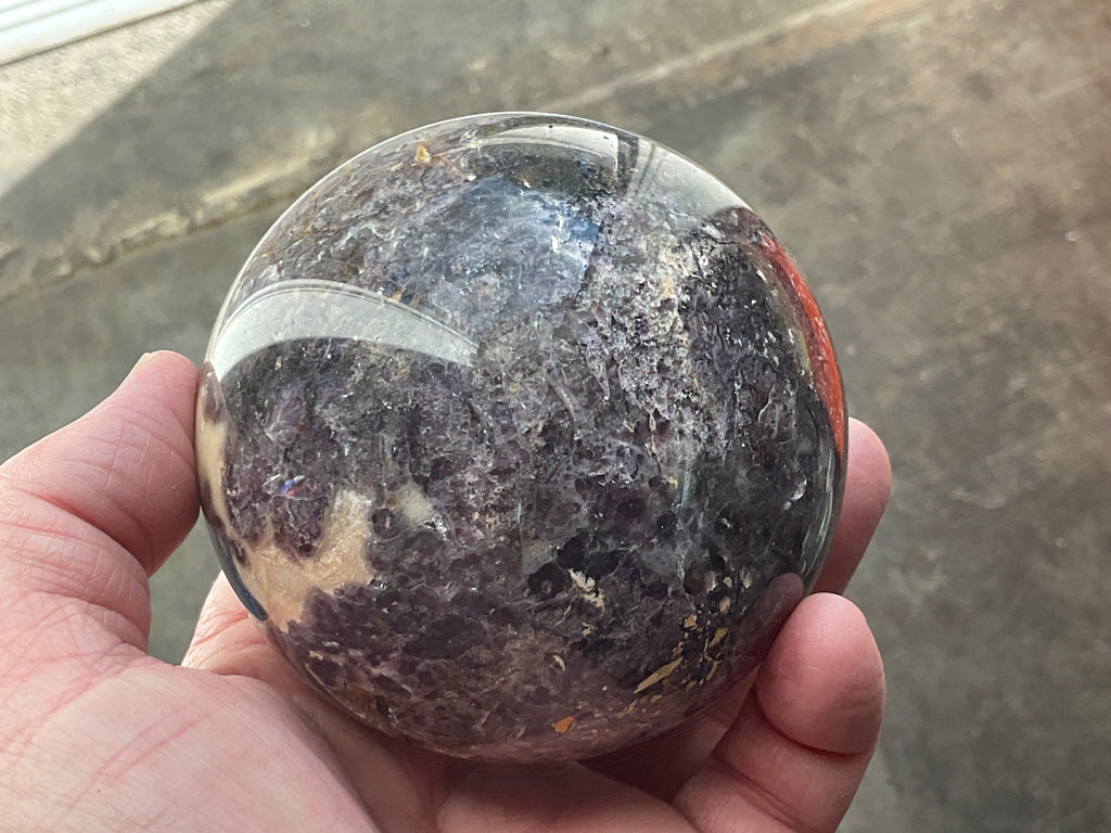 931g Fluorite Root Sphere 4B (repaired)