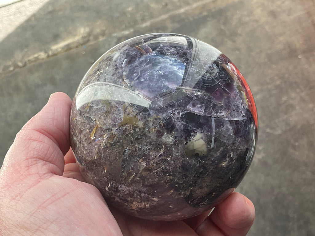 931g Fluorite Root Sphere 4B (repaired)