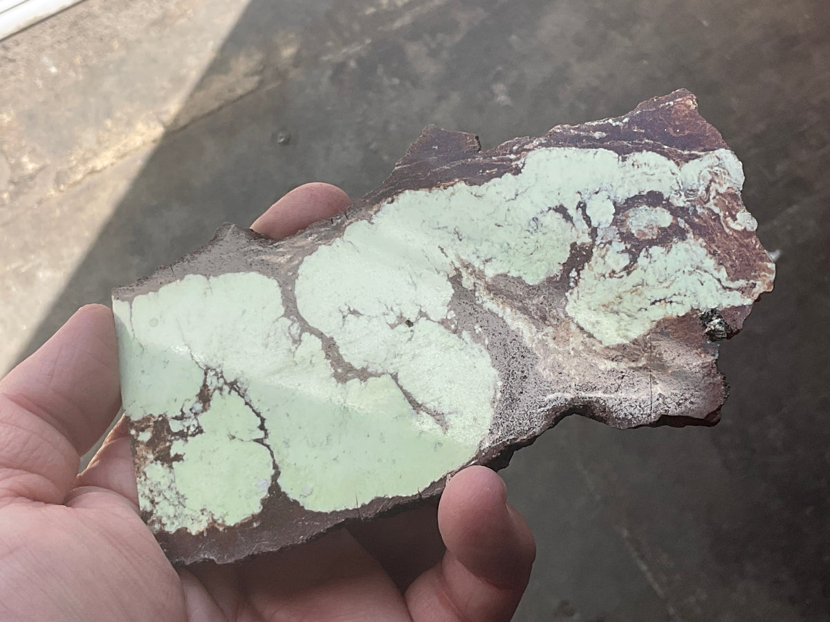 88g Lemon Chrysoprase Polished Slab A